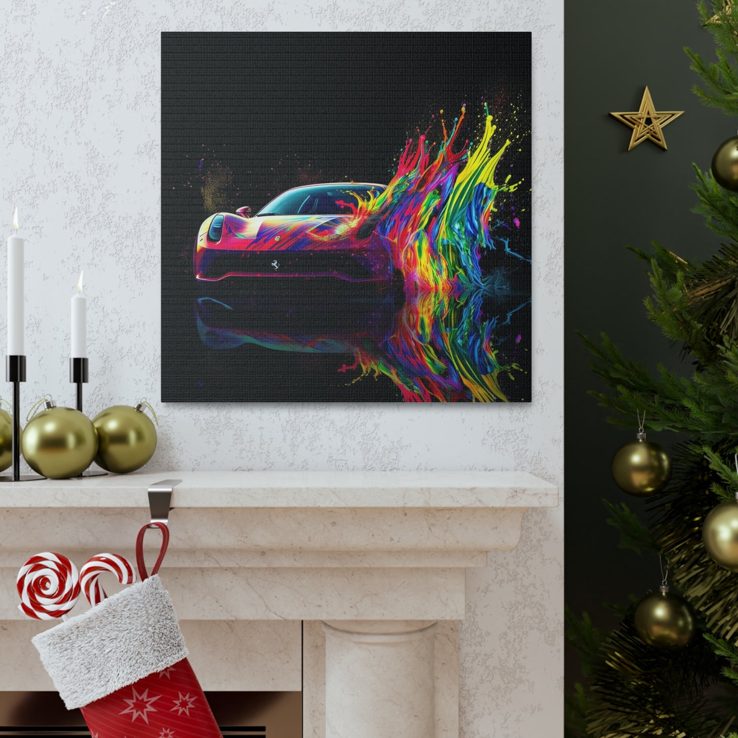 Canvas Gallery Wraps Ferrari Fusion Water 3