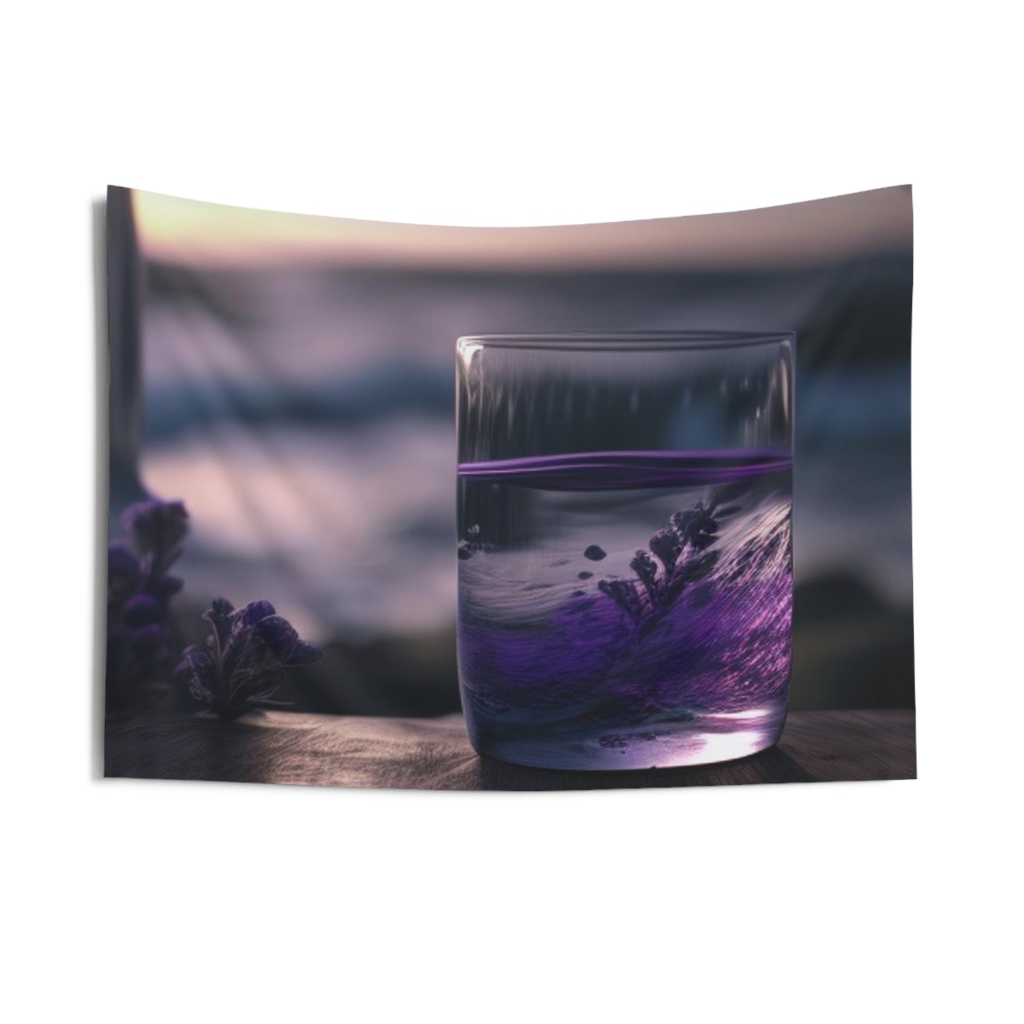 Indoor Wall Tapestries Lavender in a vase 4
