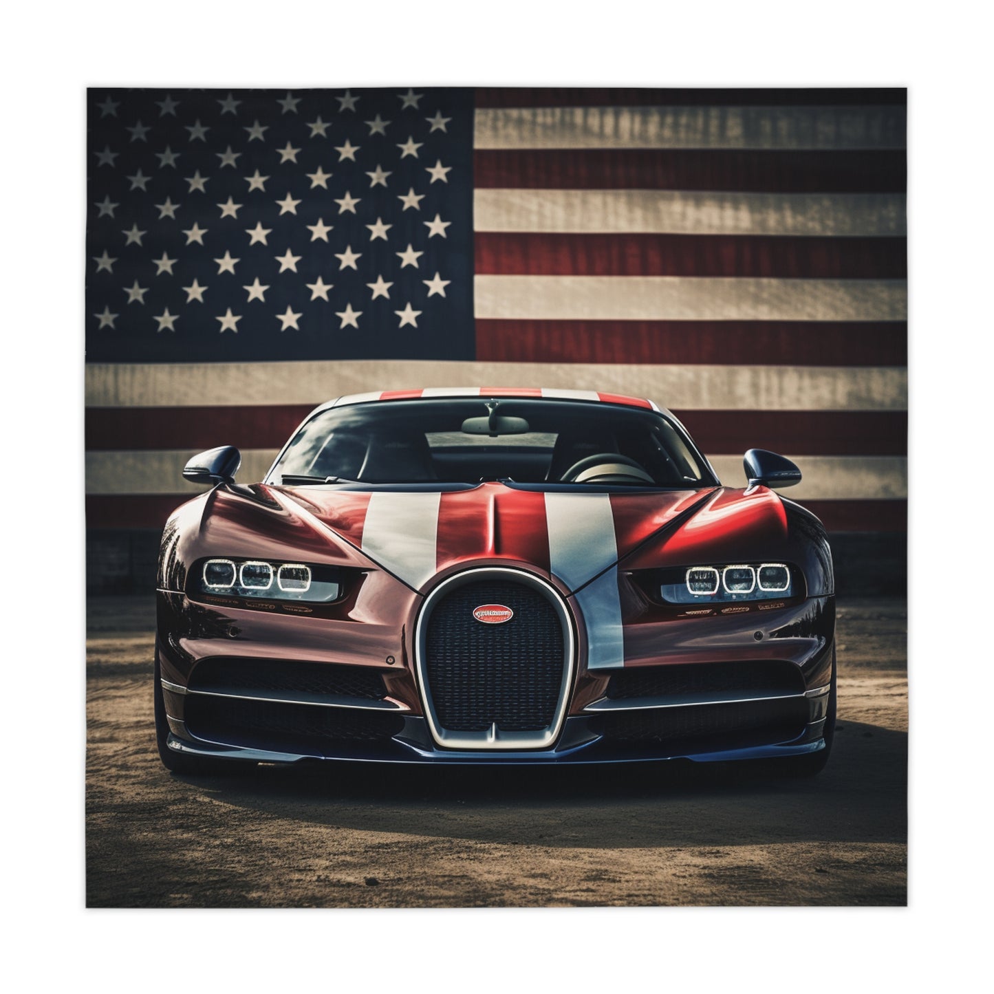 Tablecloth Bugatti Flag 1