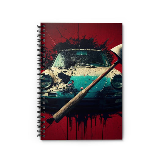 Spiral Notebook - Ruled Line Porsche Abstract 1