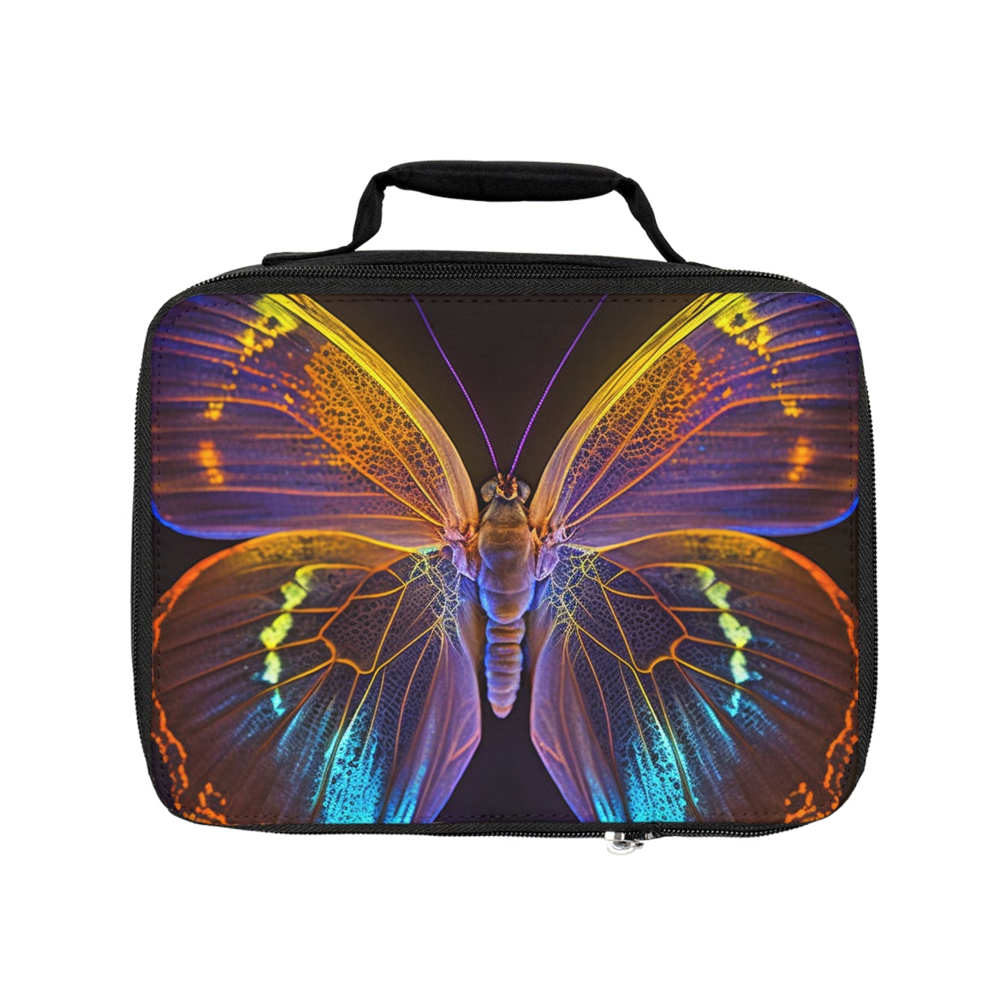 Lunch Bag Neon Butterfly Flair 2