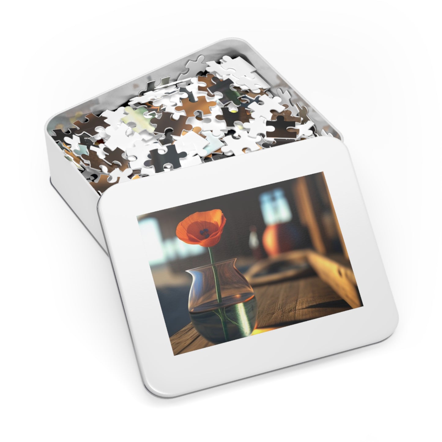 Jigsaw Puzzle (30, 110, 252, 500,1000-Piece) Poppy in a Glass Vase 2