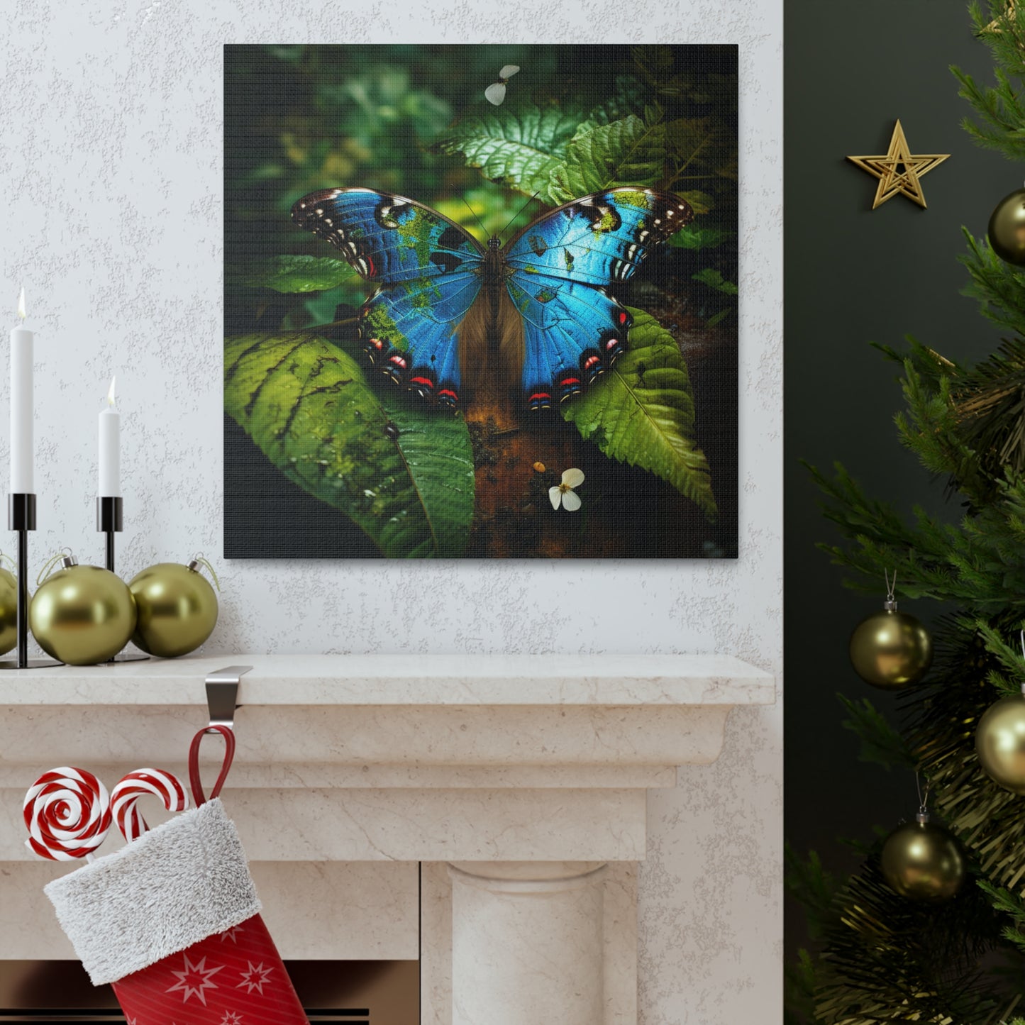 Canvas Gallery Wraps Jungle Butterfly 2