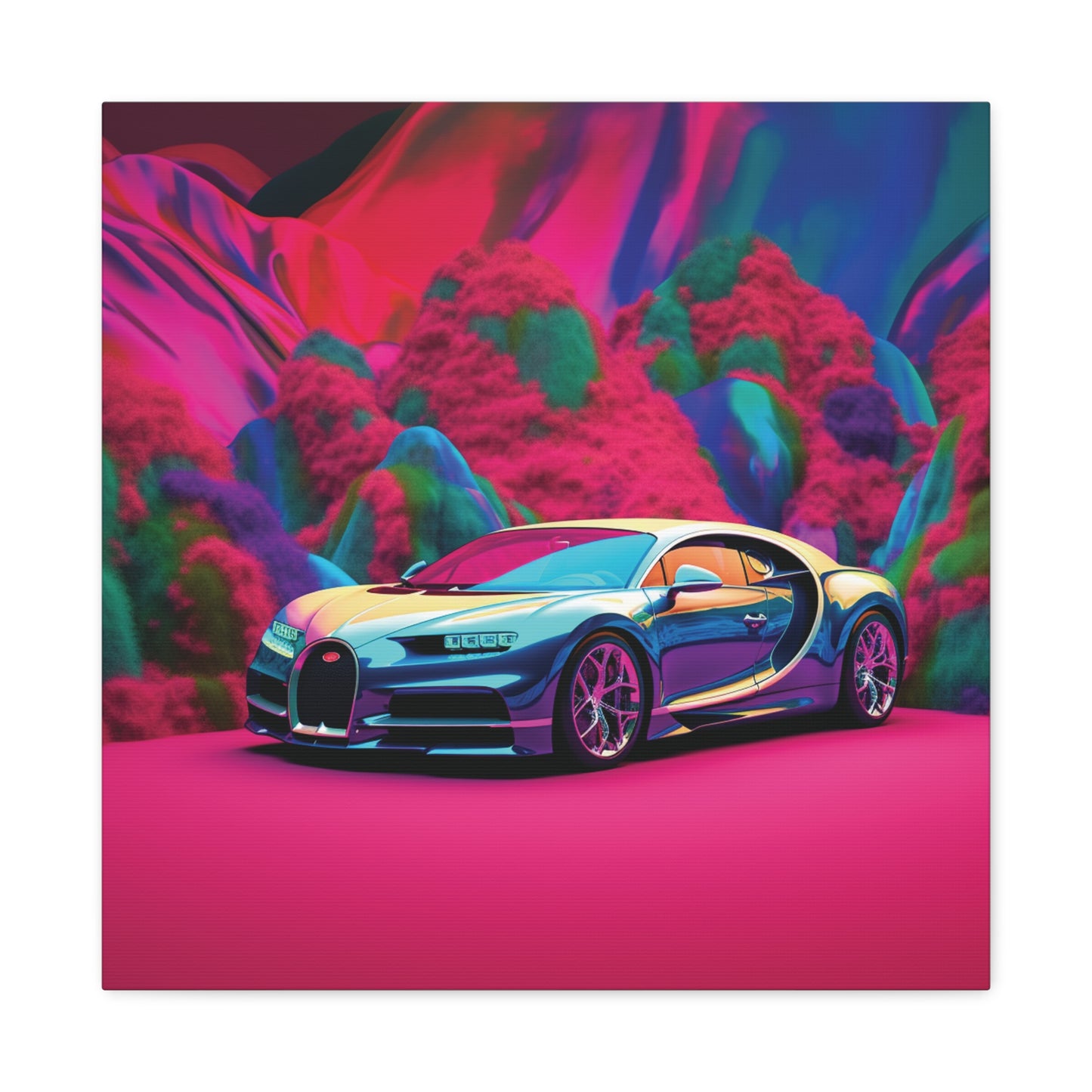 Canvas Gallery Wraps Florescent Bugatti Flair 4