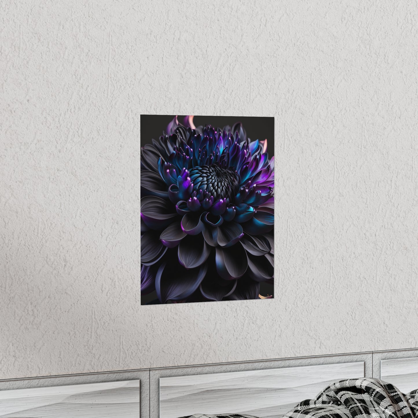 Premium Matte Vertical Posters Dahlia Purple 2