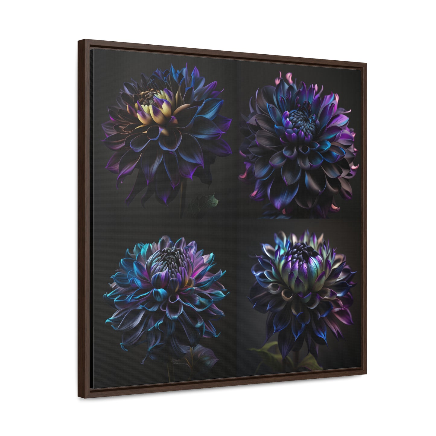 Gallery Canvas Wraps, Square Frame Dahlia Purple 5