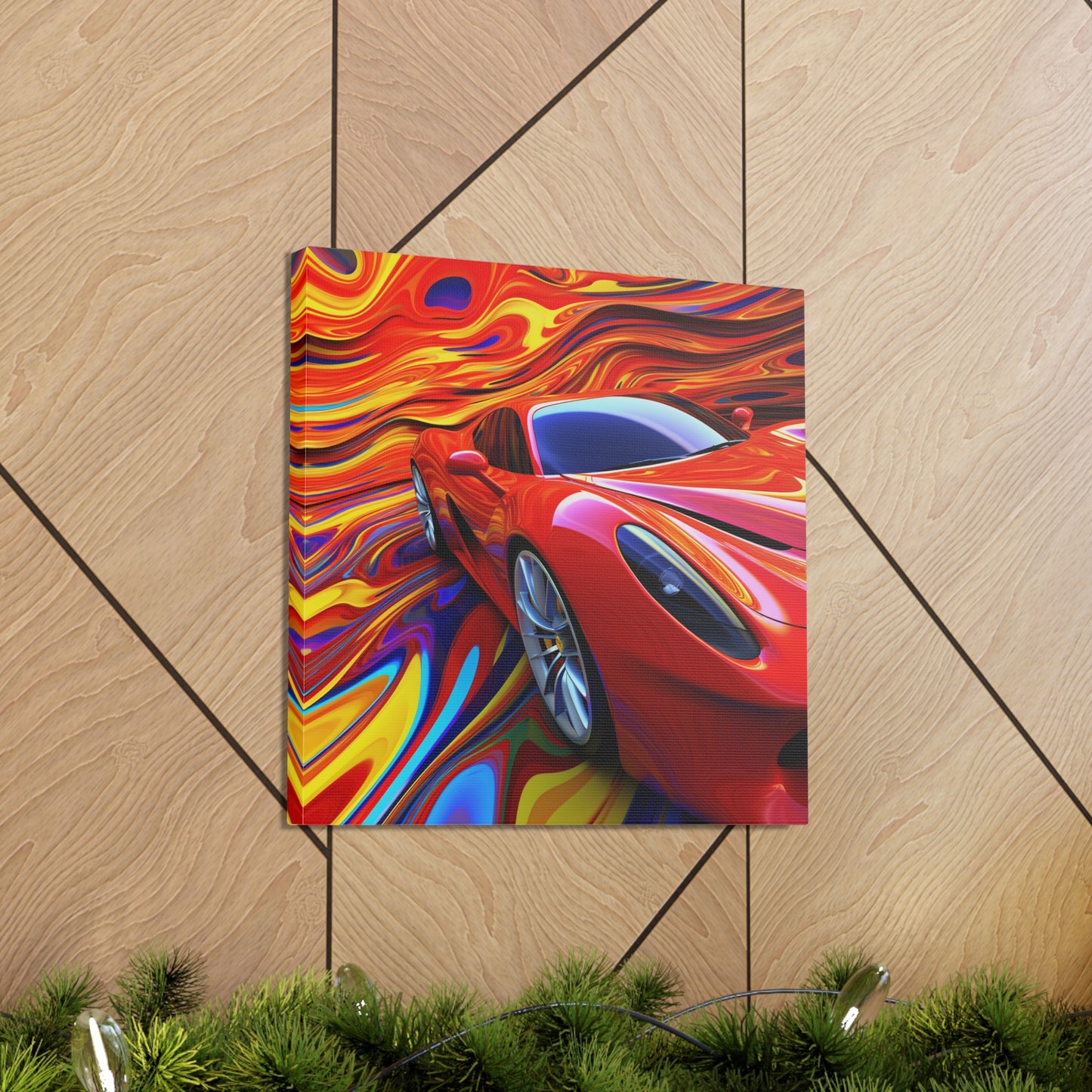 Canvas Gallery Wraps Ferrari Water Fusion 4