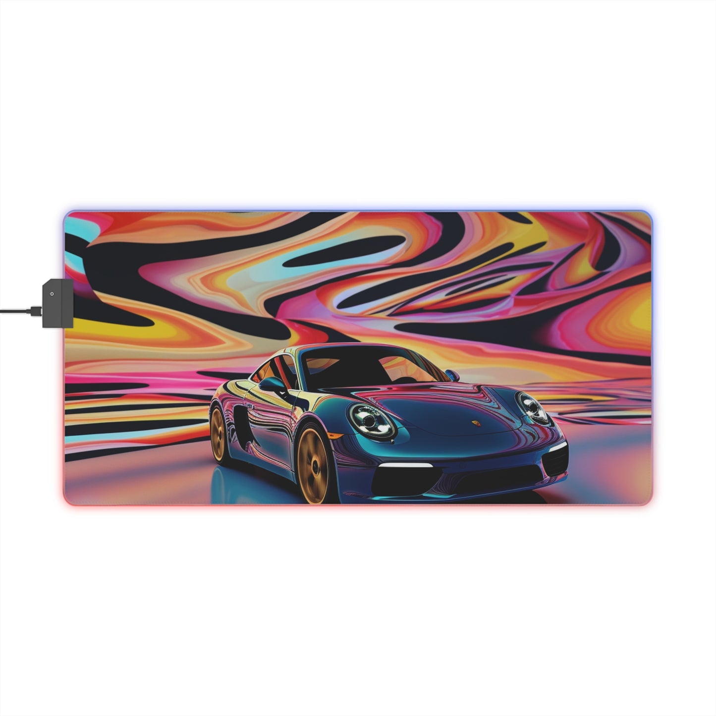 LED Gaming Mouse Pad Porsche Water Fusion 2