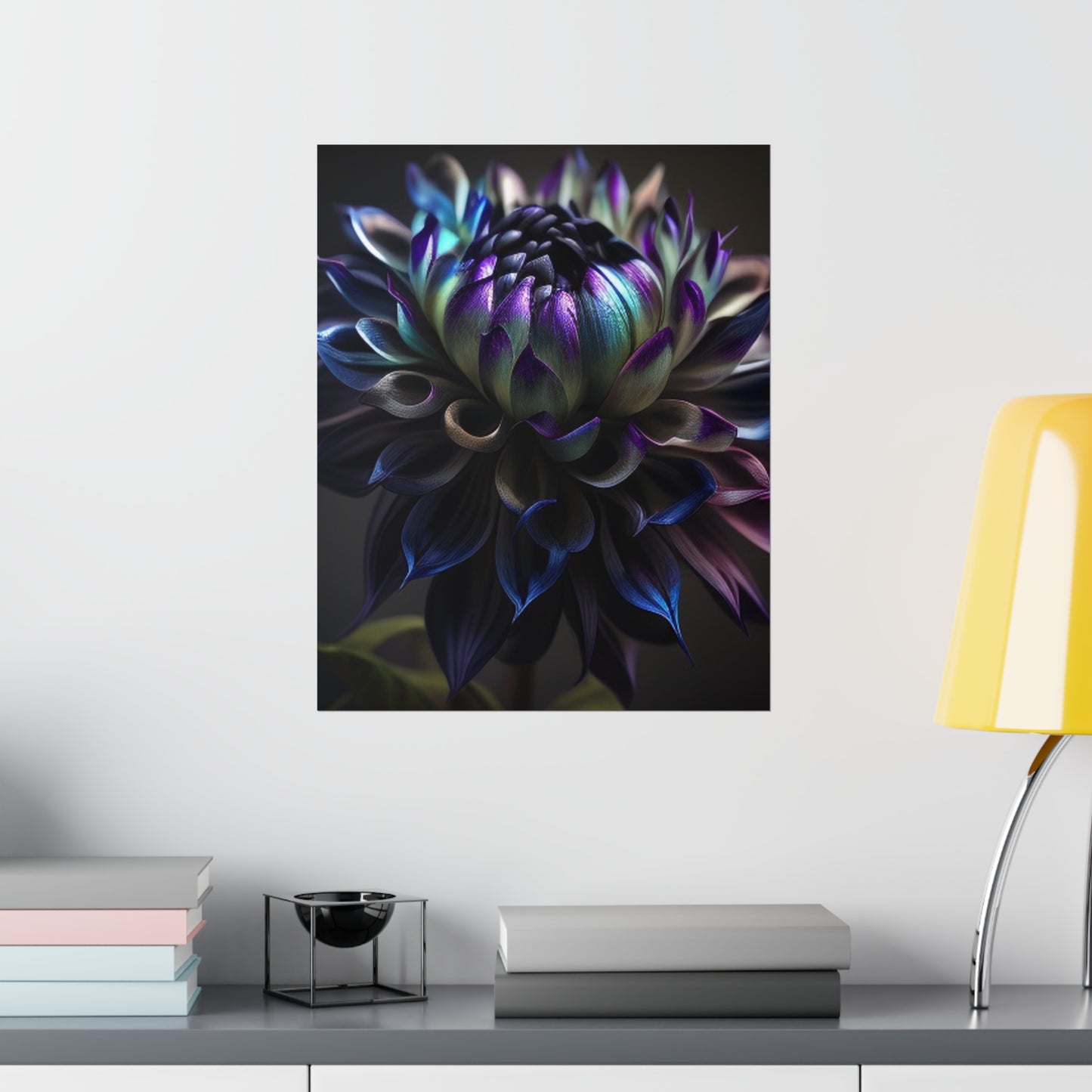 Premium Matte Vertical Posters Dahlia Purple 4