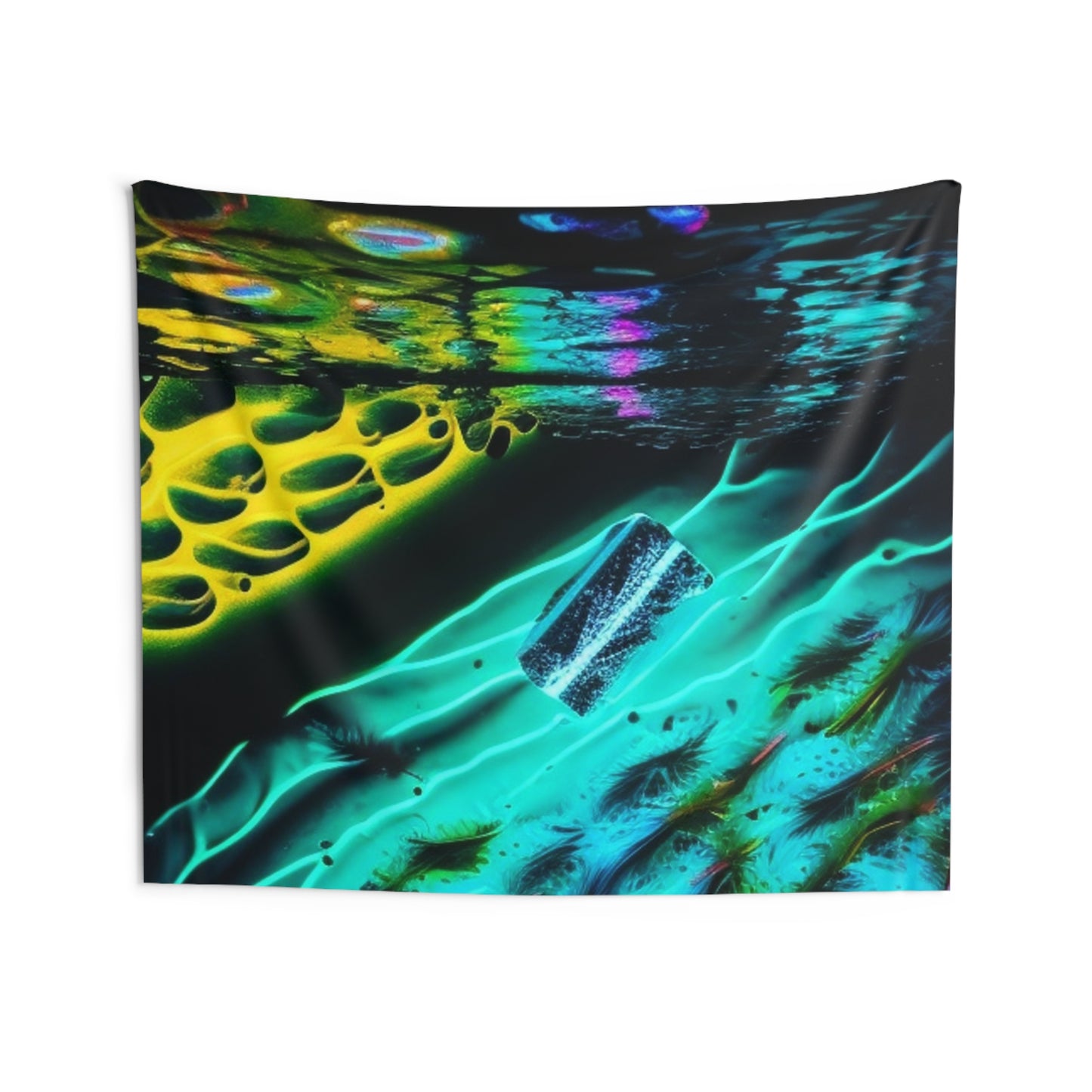 Indoor Wall Tapestries Florescent Glow 2