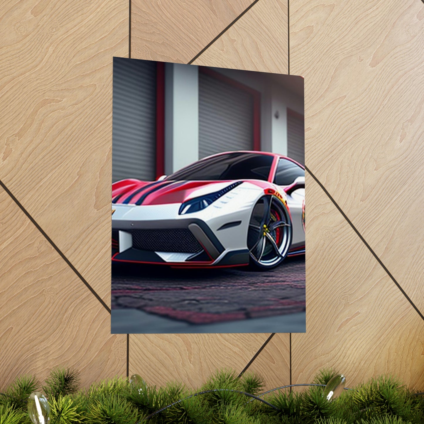 Premium Matte Vertical Posters Ferrari Hyper 3