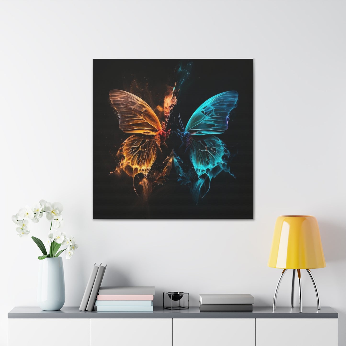 Canvas Gallery Wraps Neon Glo Butterfly 4