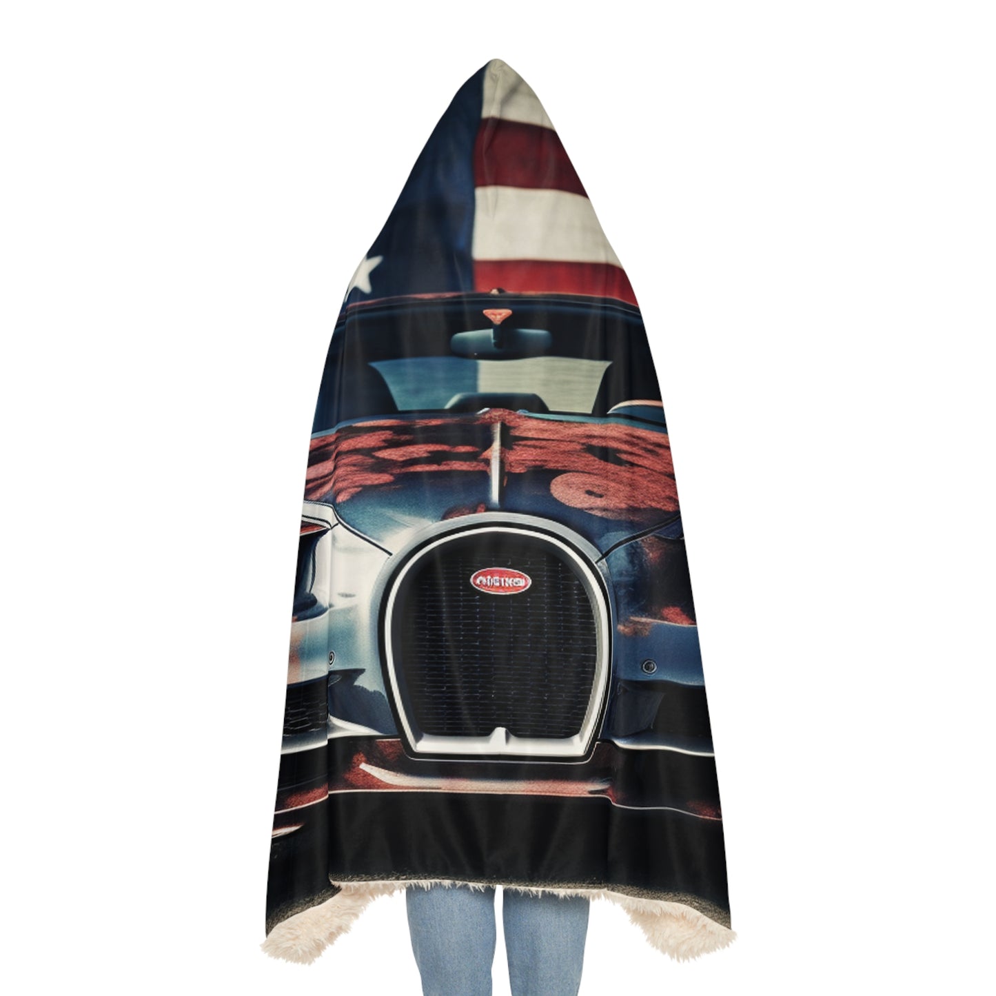 Snuggle Hooded Blanket Bugatti Flag 3