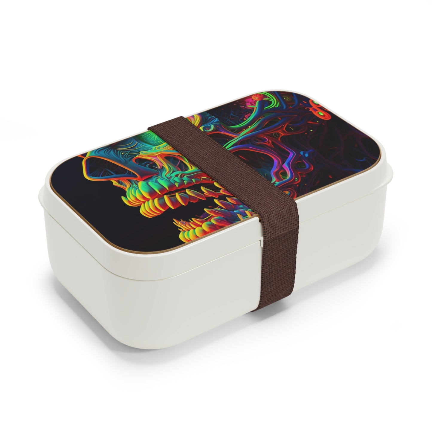 Bento Lunch Box Florescent Skull Death 1