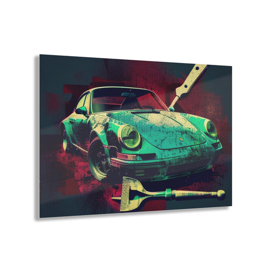 Acrylic Prints Porsche Abstract 4