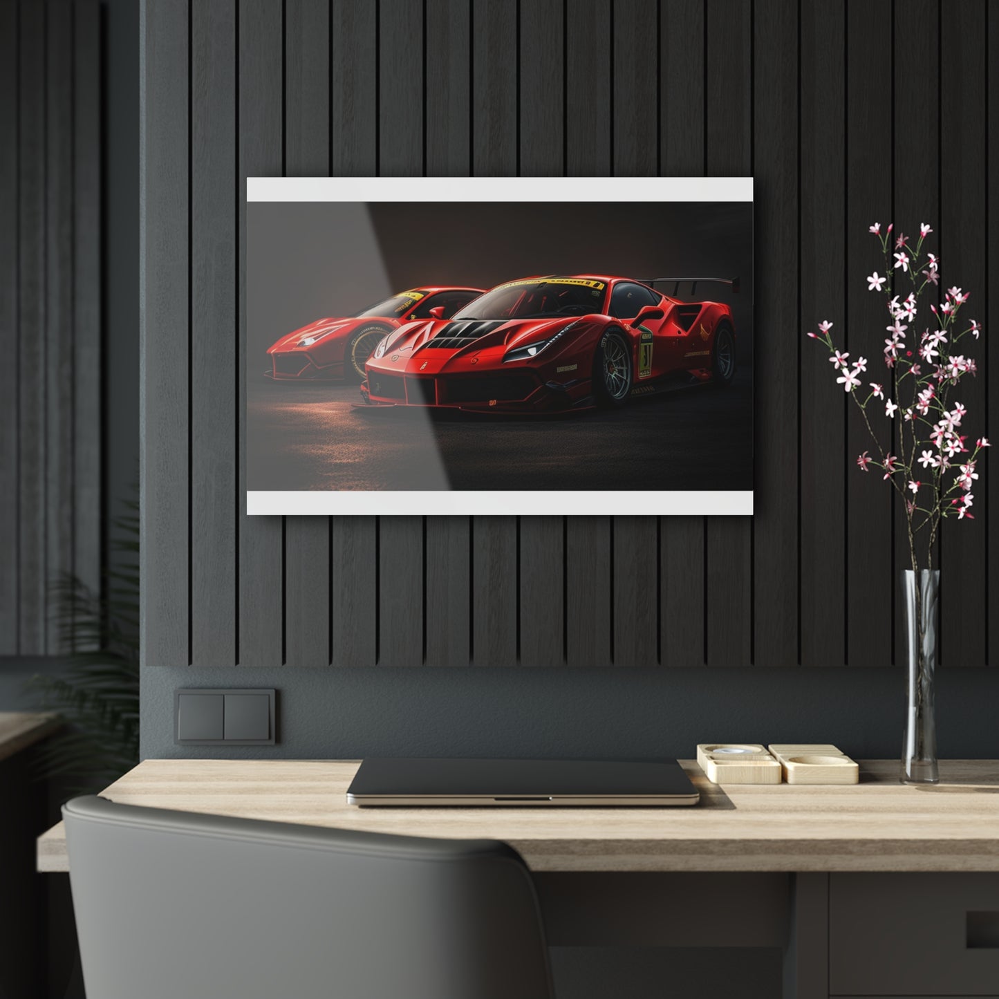 Acrylic Prints Ferrari Red 4