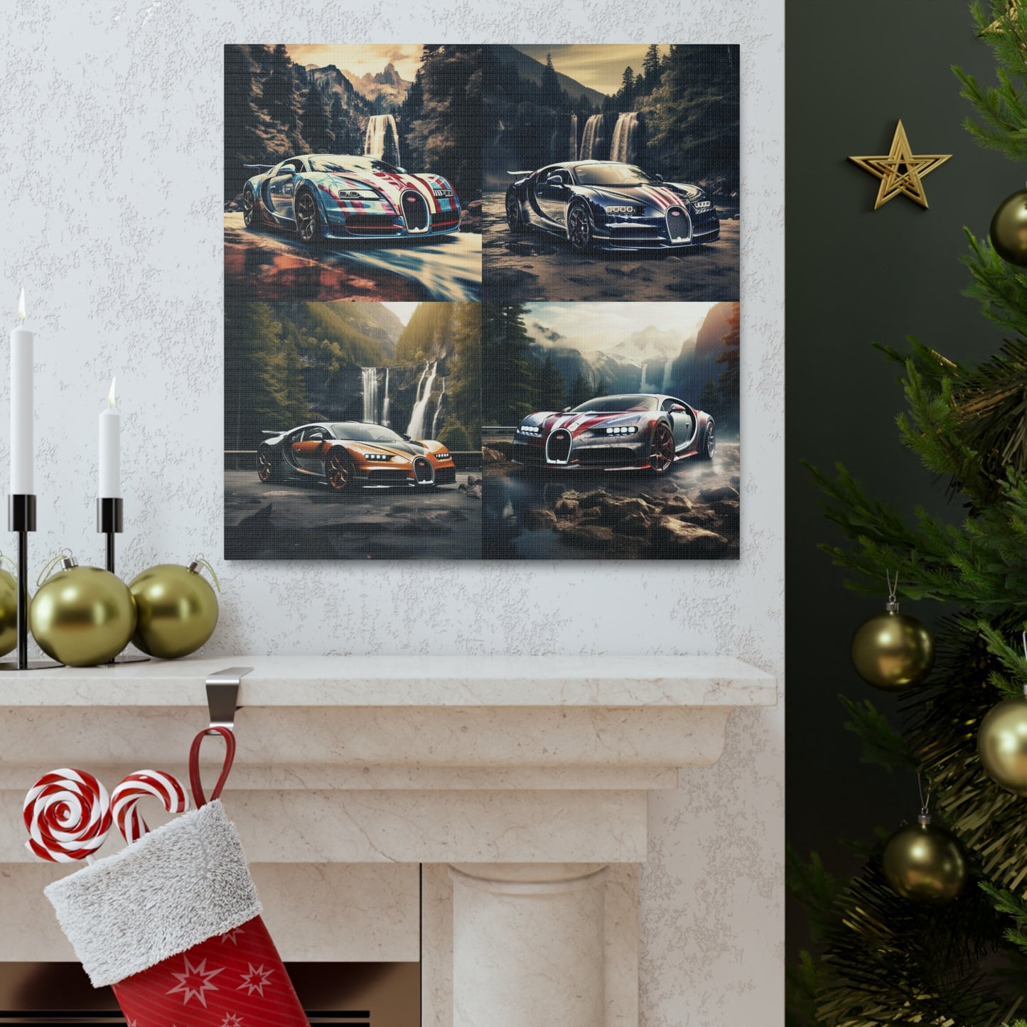 Canvas Gallery Wraps Bugatti Waterfall 5