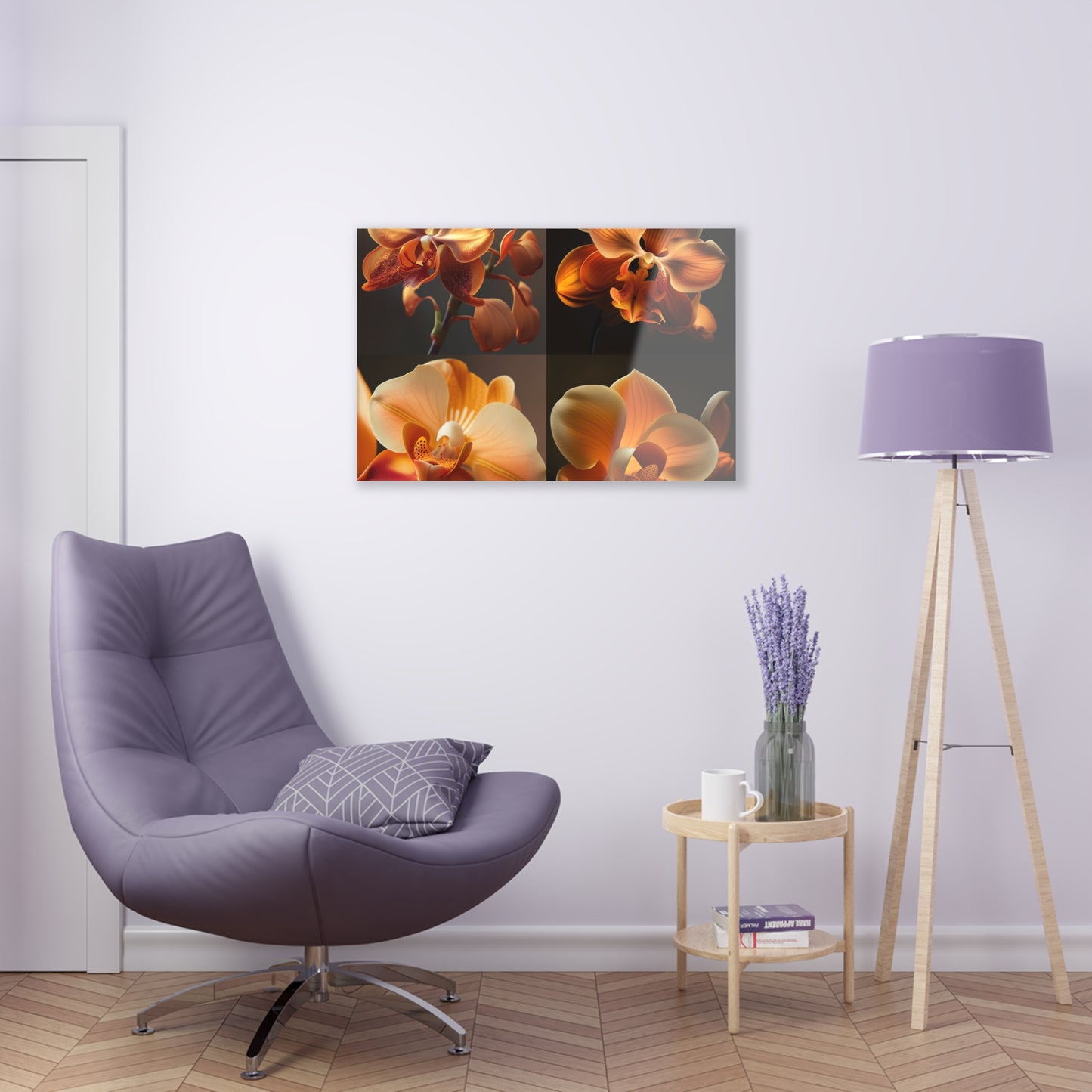 Acrylic Prints Orange Orchid 5