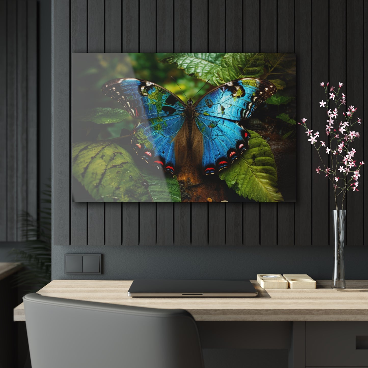 Acrylic Prints Jungle Butterfly 2