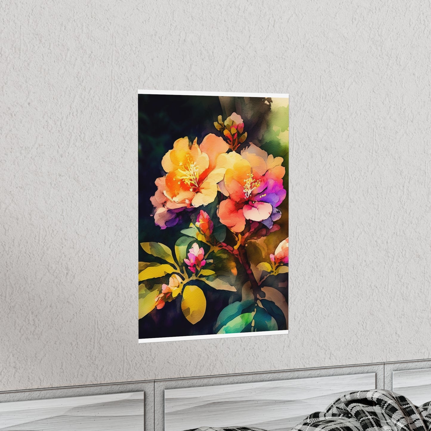 Premium Matte Vertical Posters Bright Spring Flowers 2