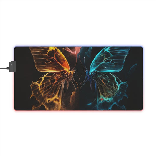 LED Gaming Mouse Pad Kiss Neon Butterfly 4