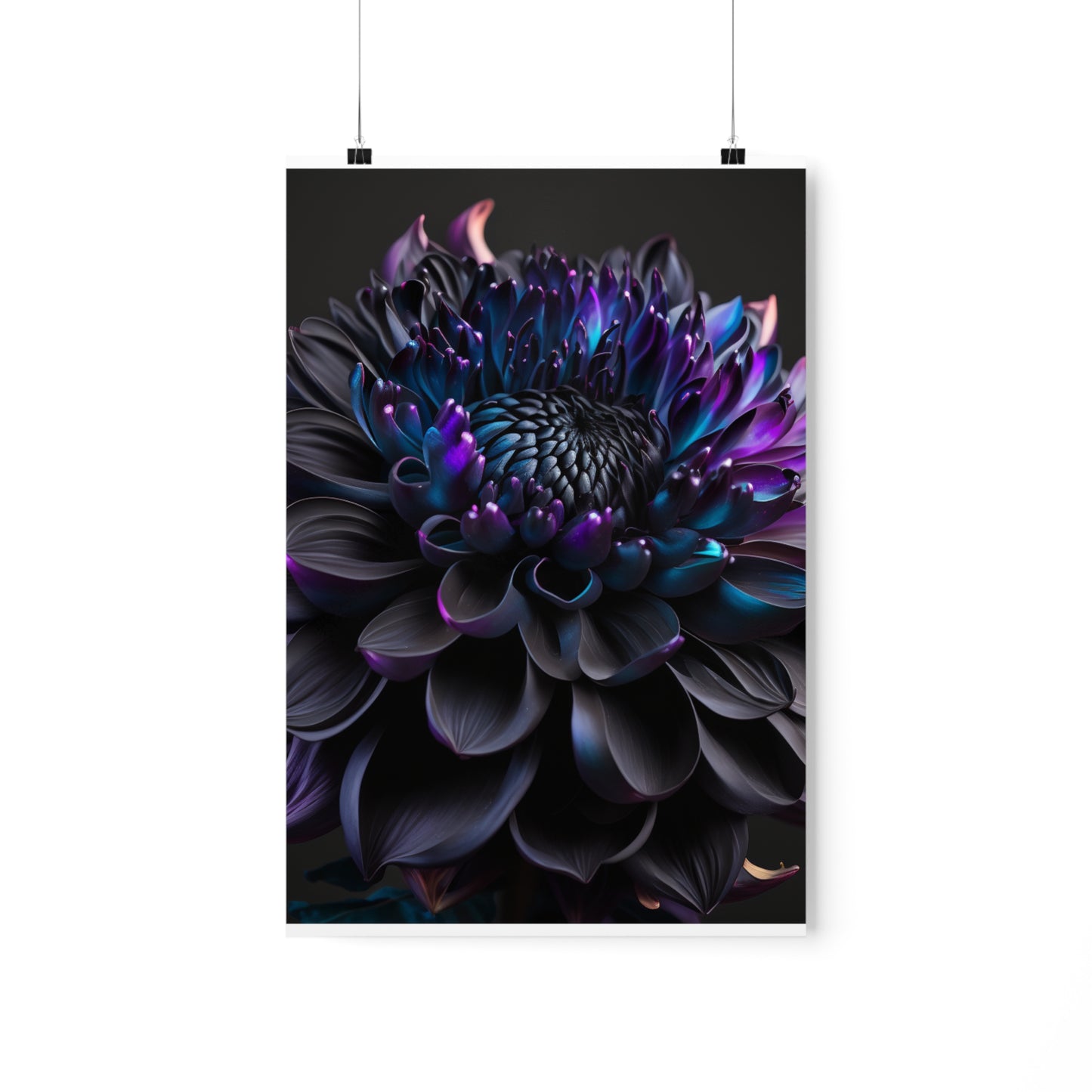 Premium Matte Vertical Posters Dahlia Purple 2