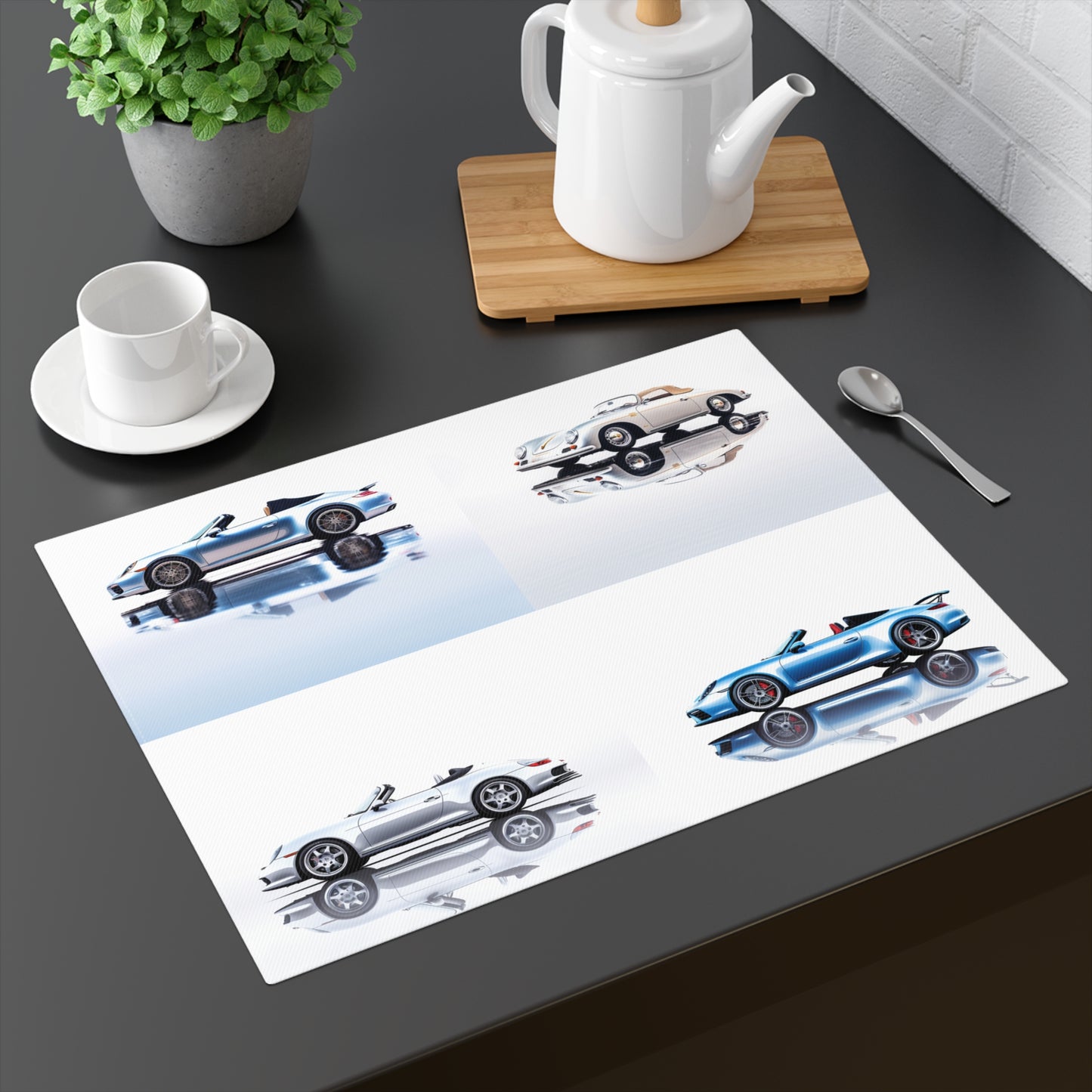 Placemat, 1pc 911 Speedster on water 5