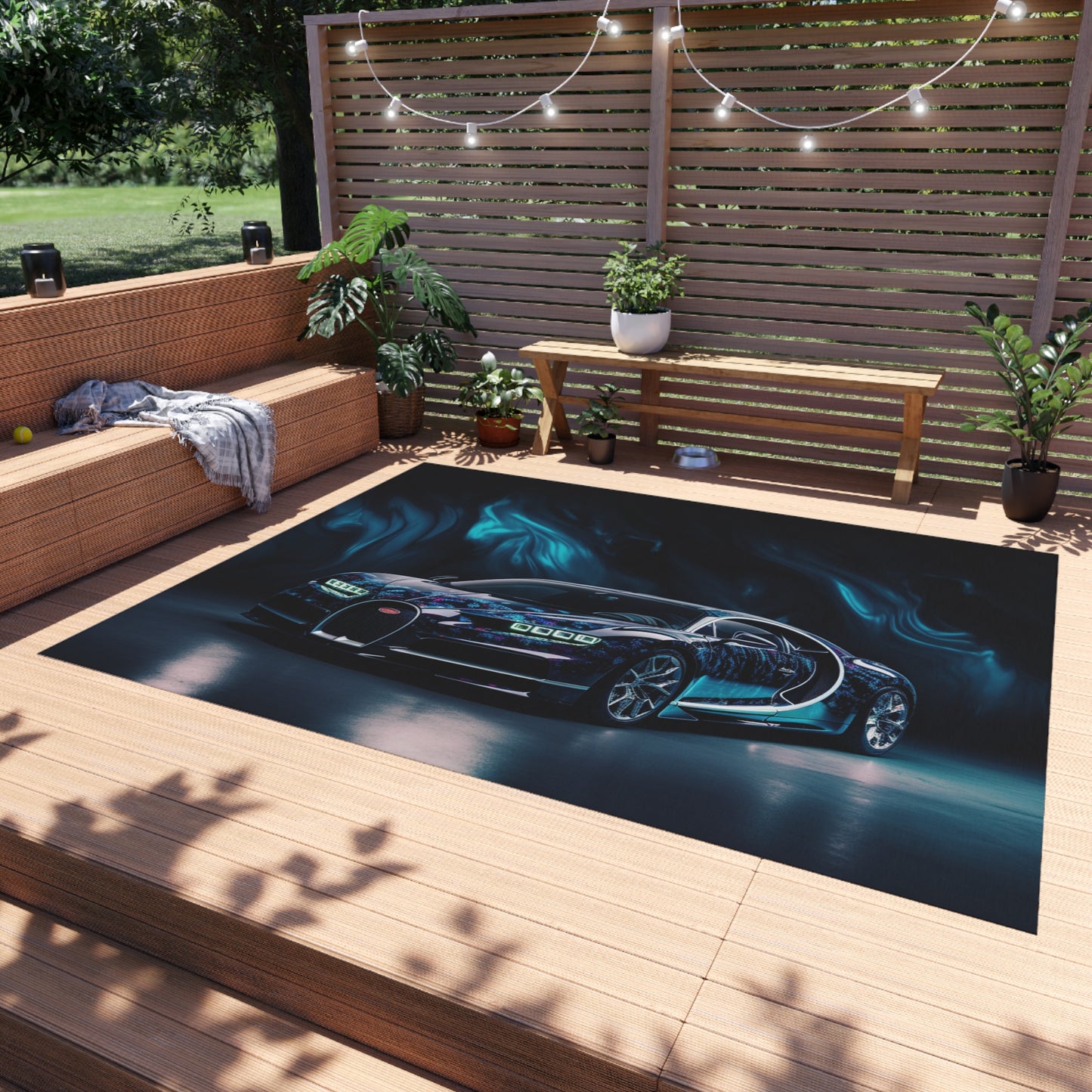 Outdoor Rug  Hyper Bugatti 1