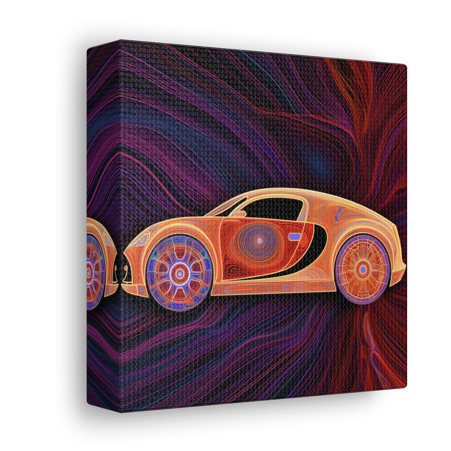 Canvas Gallery Wraps Bugatti Abstract Concept 2