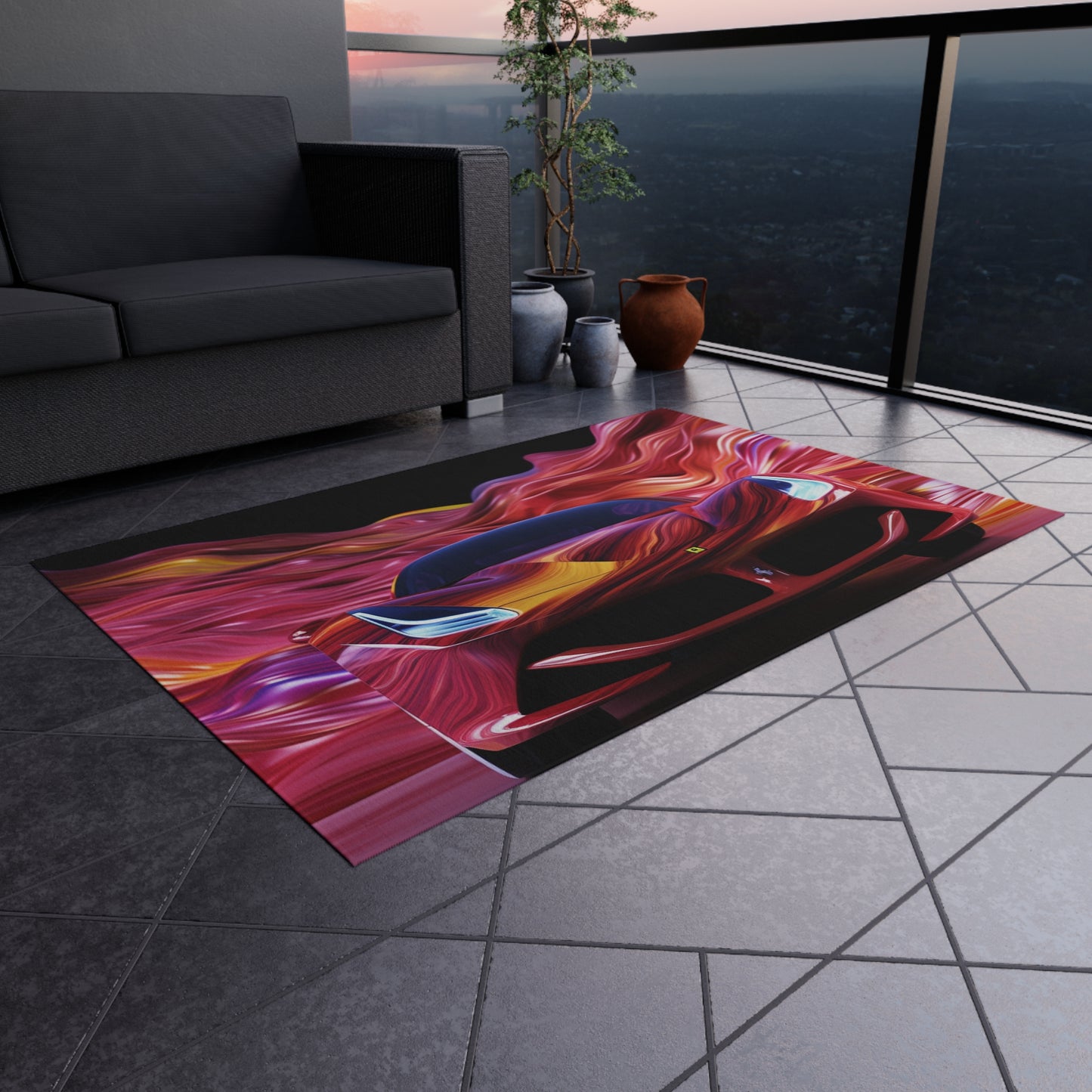 Outdoor Rug  Ferrari Water Fusion 3