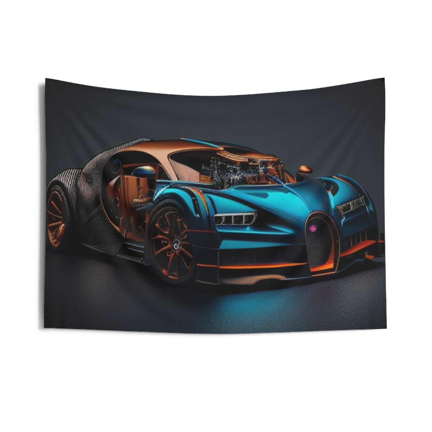 Indoor Wall Tapestries Bugatti Blue 4