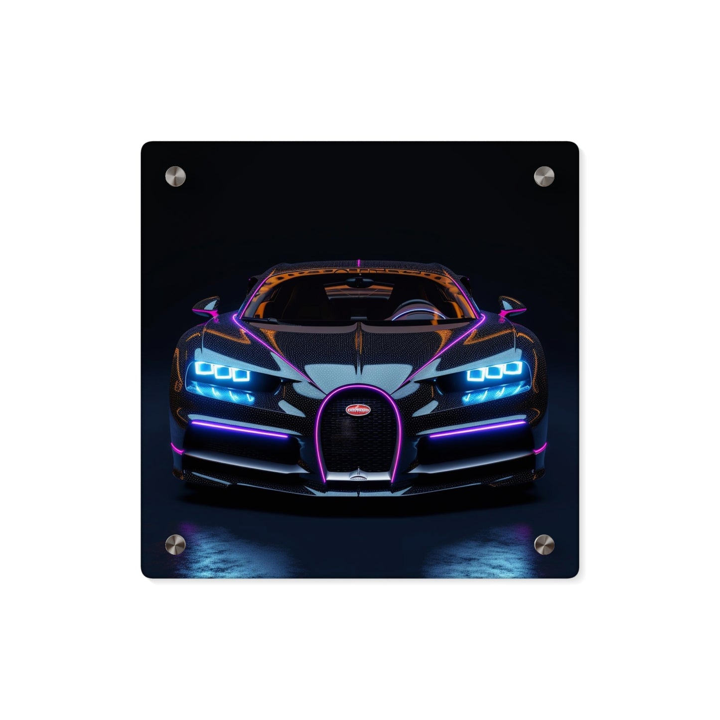 Acrylic Wall Art Panels Hyper Bugatti Chiron 2