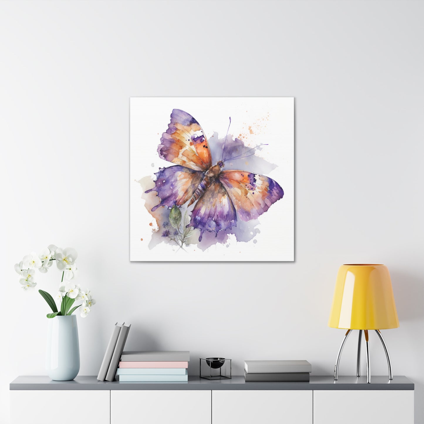 Canvas Gallery Wraps MerlinRose Watercolor Butterfly 1