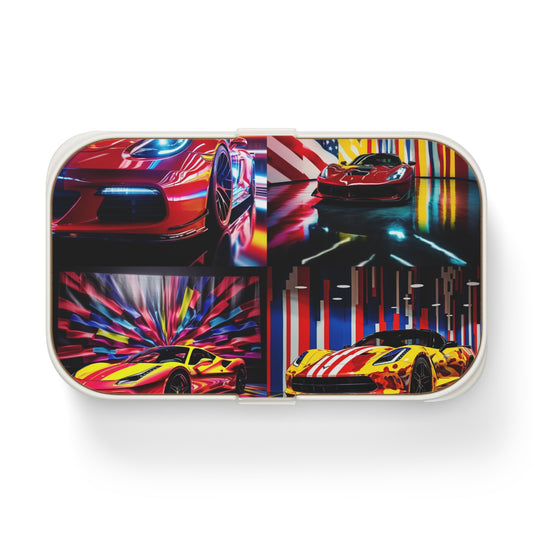 Bento Lunch Box Macro Flag Ferrari 5