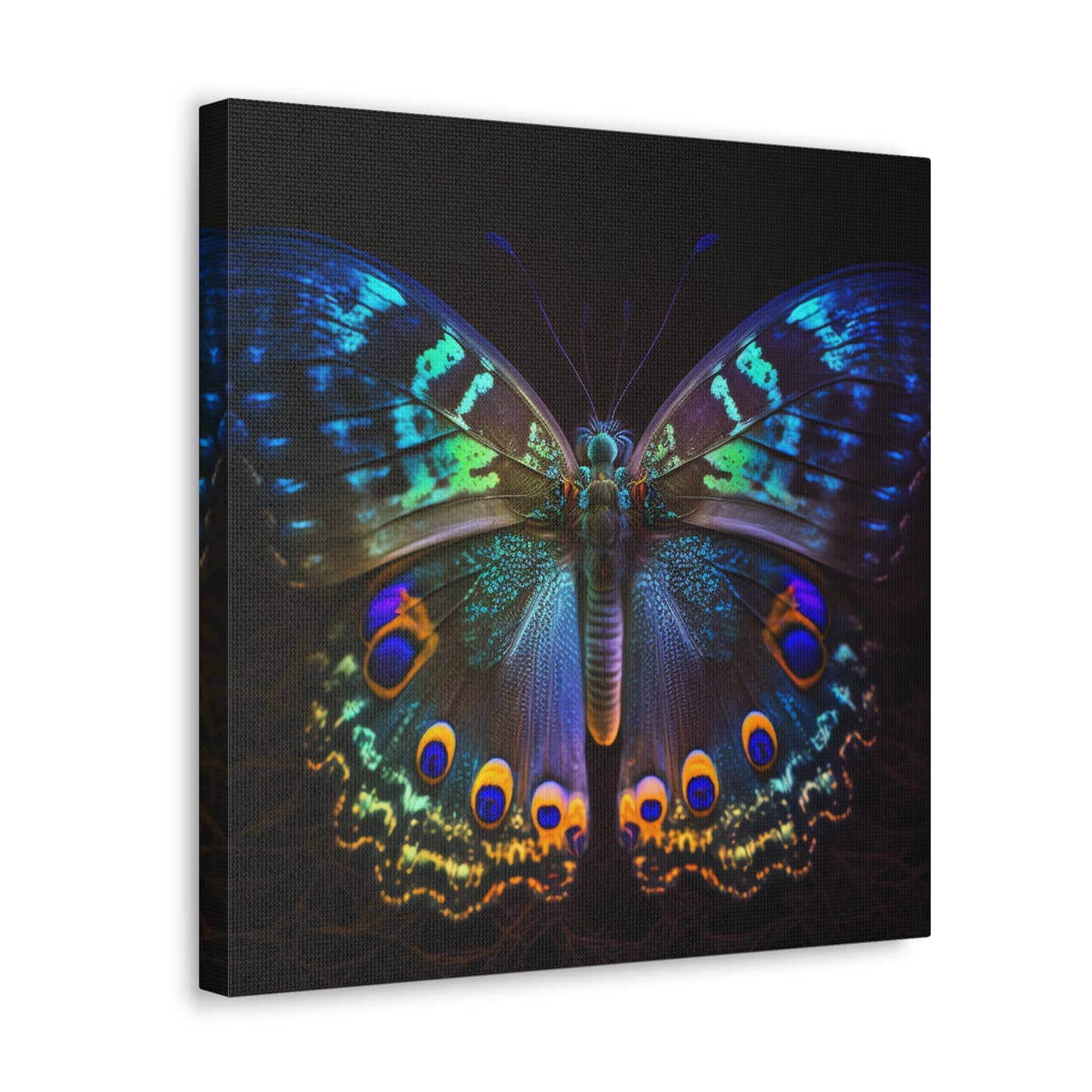 Canvas Gallery Wraps Neon Hue Butterfly 3