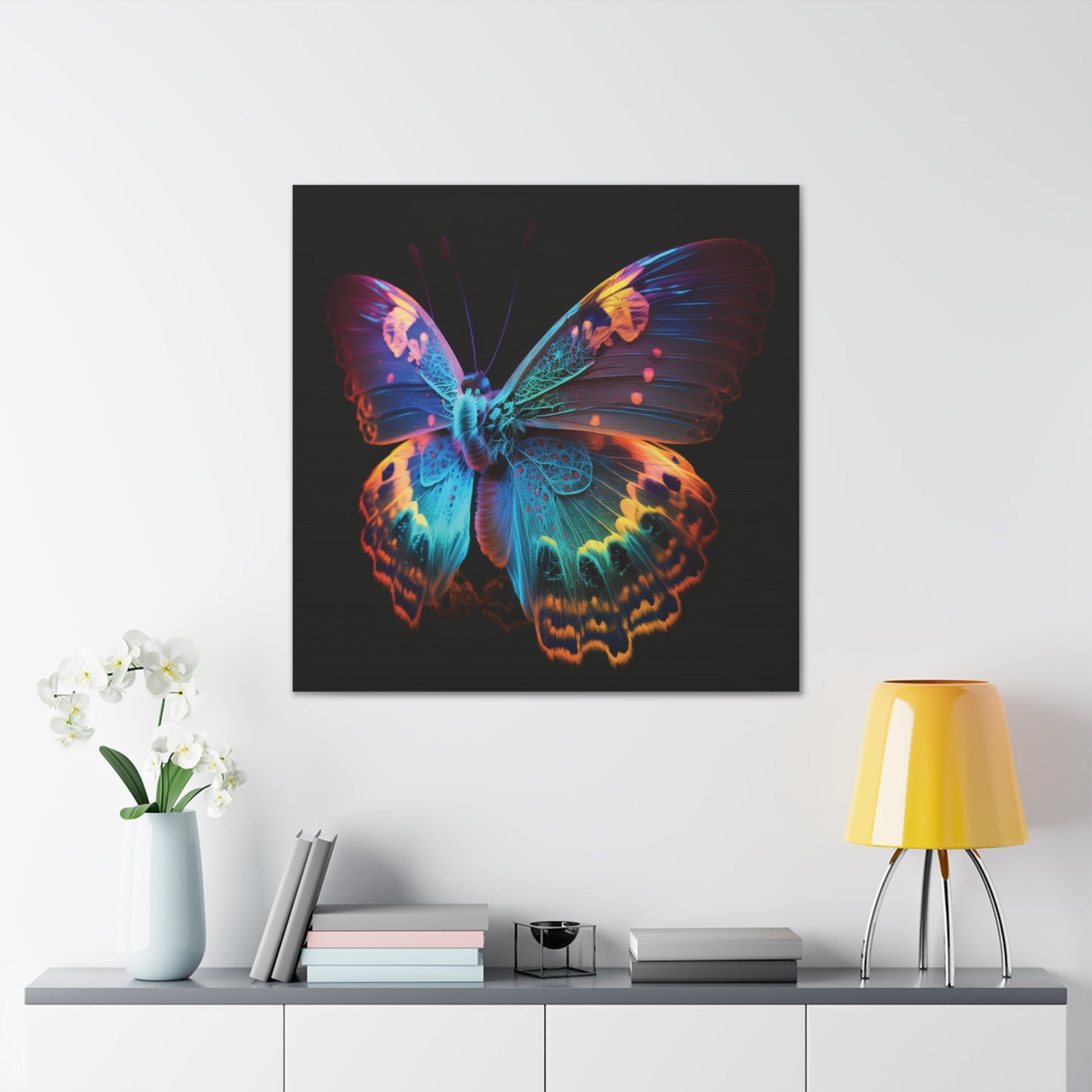 Canvas Gallery Wraps Raw Hyper Color Butterfly 4