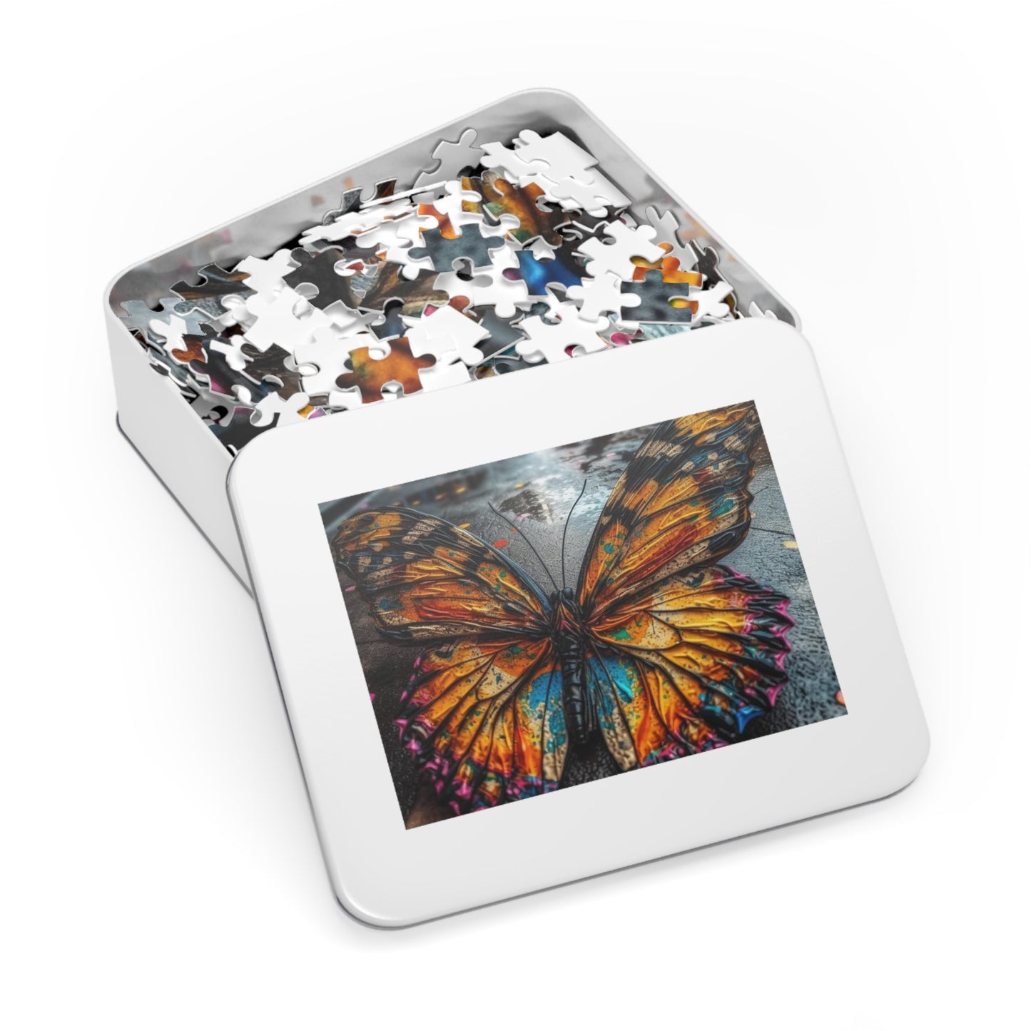 Jigsaw Puzzle (30, 110, 252, 500,1000-Piece) Liquid Street Butterfly 1