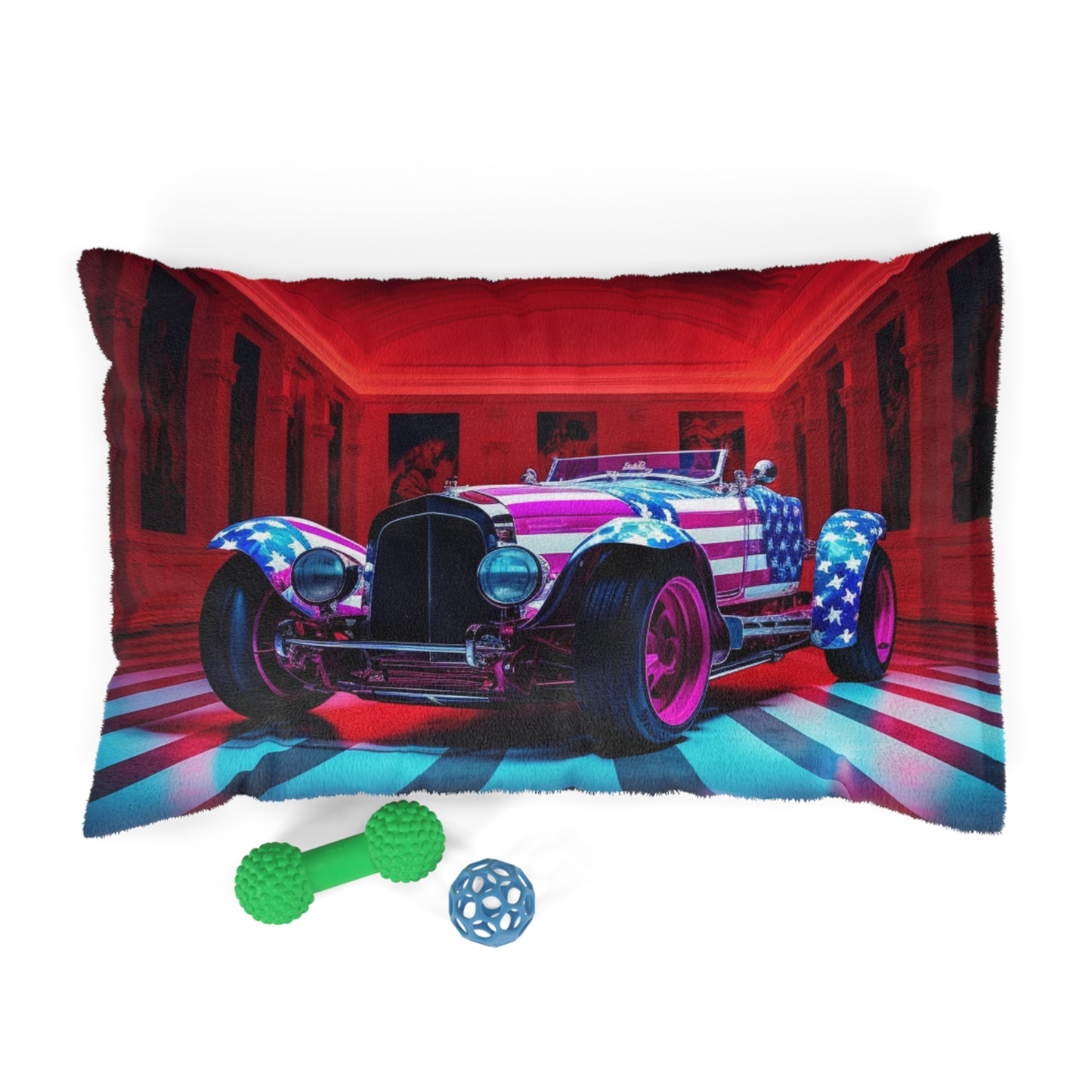 Pet Bed Macro Bugatti American Flag 3