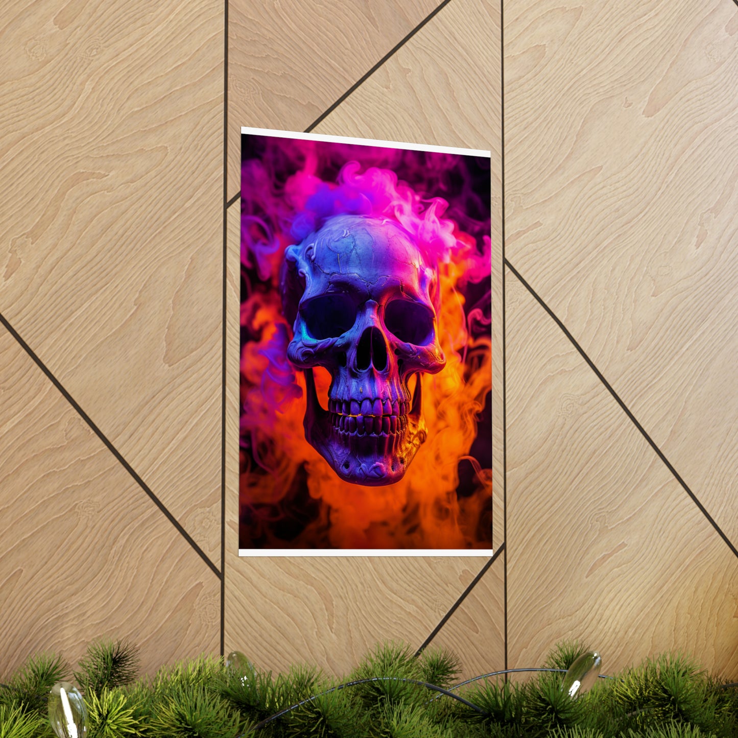 Premium Matte Vertical Posters Macro Skull 4