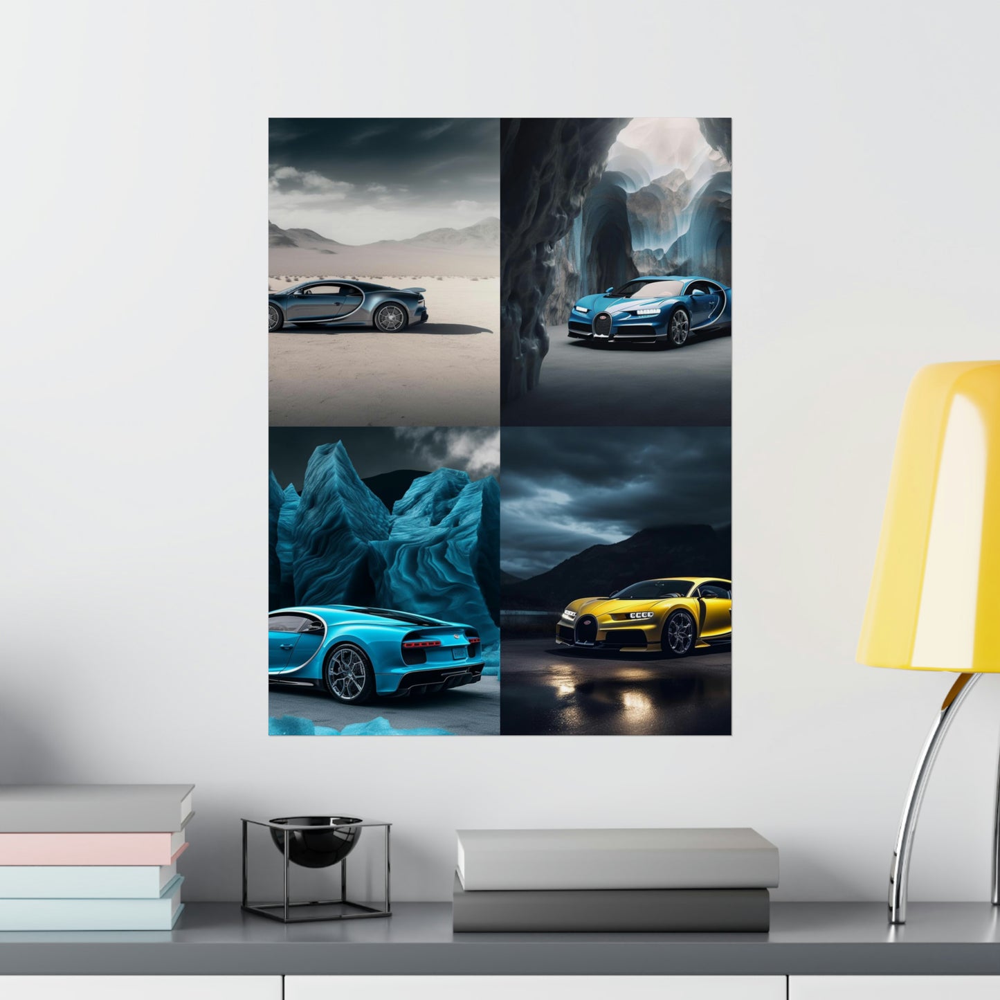 Premium Matte Vertical Posters Bugatti Real Look 5