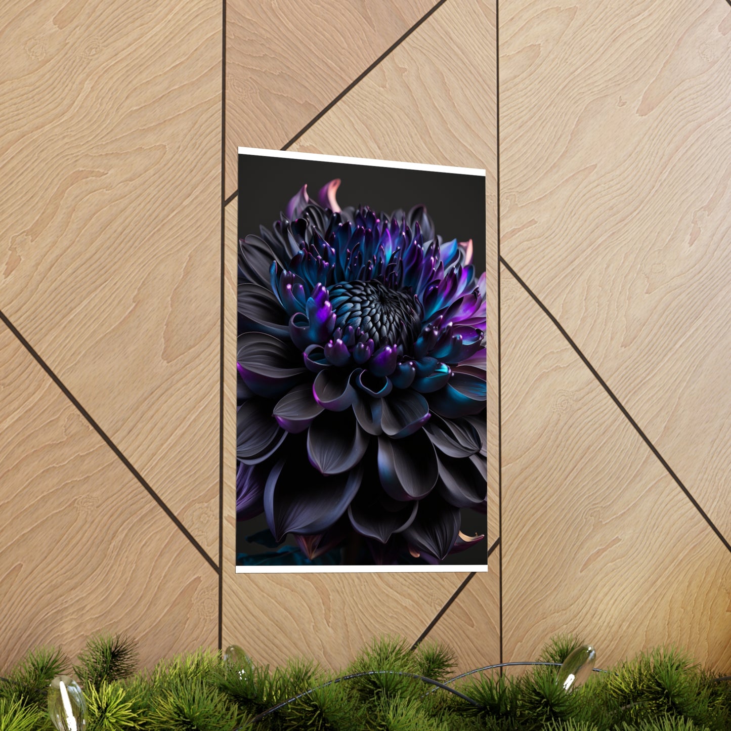 Premium Matte Vertical Posters Dahlia Purple 2