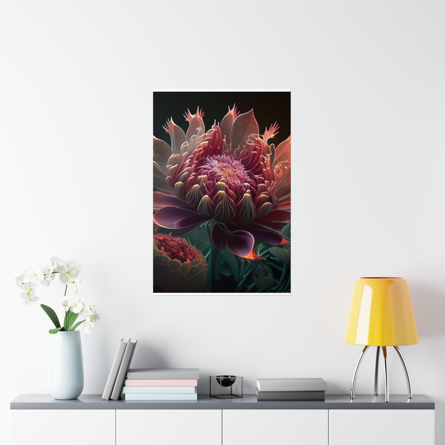 Premium Matte Vertical Posters Flower Arangment 1