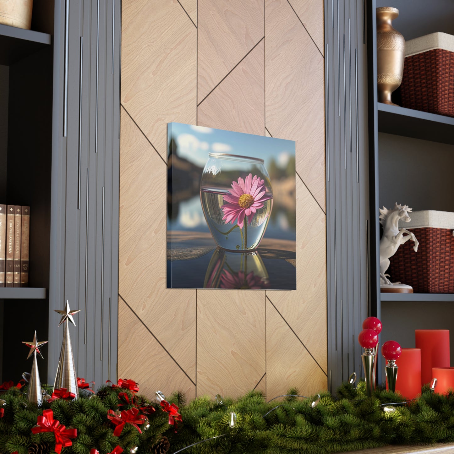 Canvas Gallery Wraps Pink Daisy 3