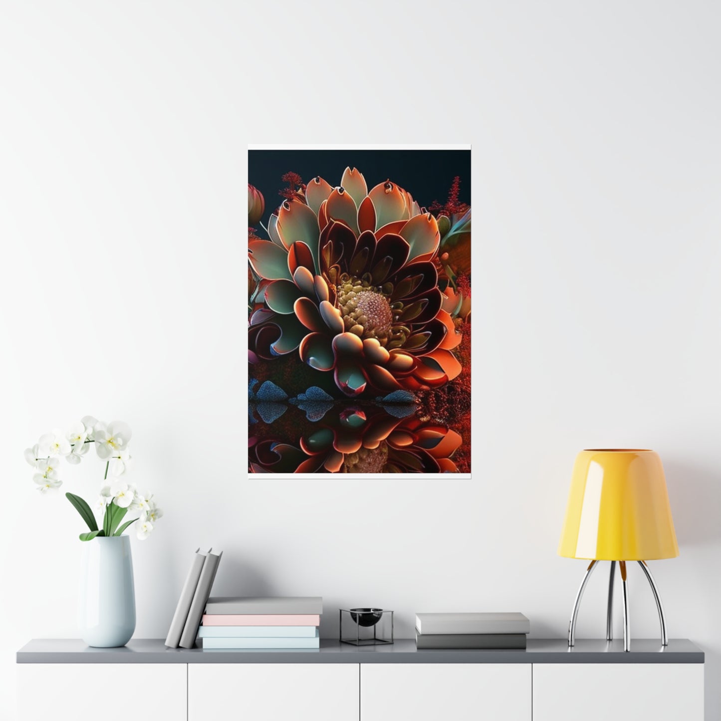 Premium Matte Vertical Posters Flower Arangment 4