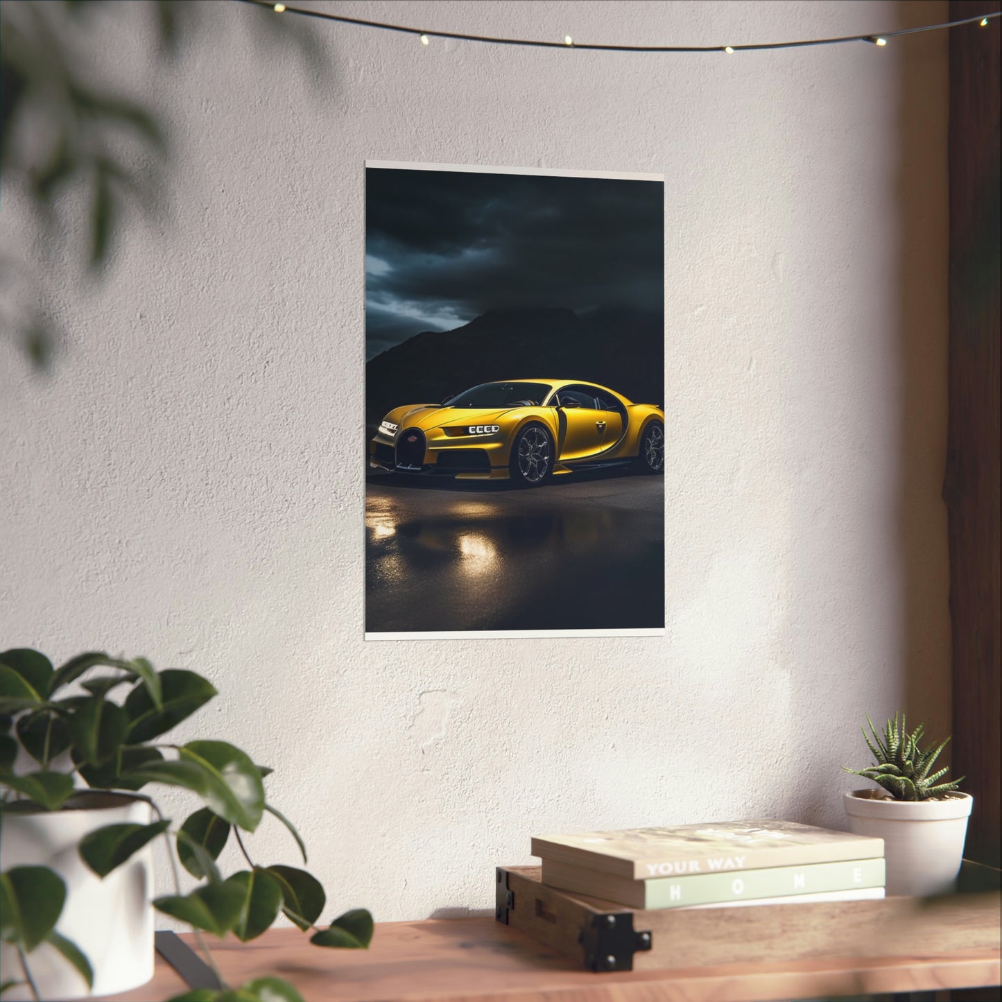 Premium Matte Vertical Posters Bugatti Real Look 4