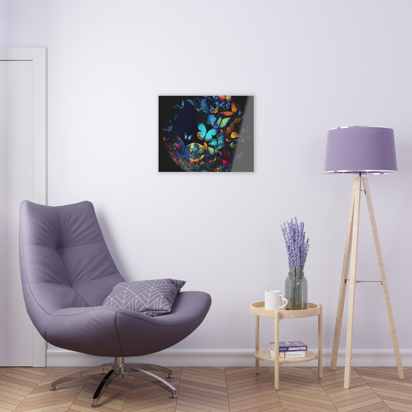 Acrylic Prints Moon Butterfly 1