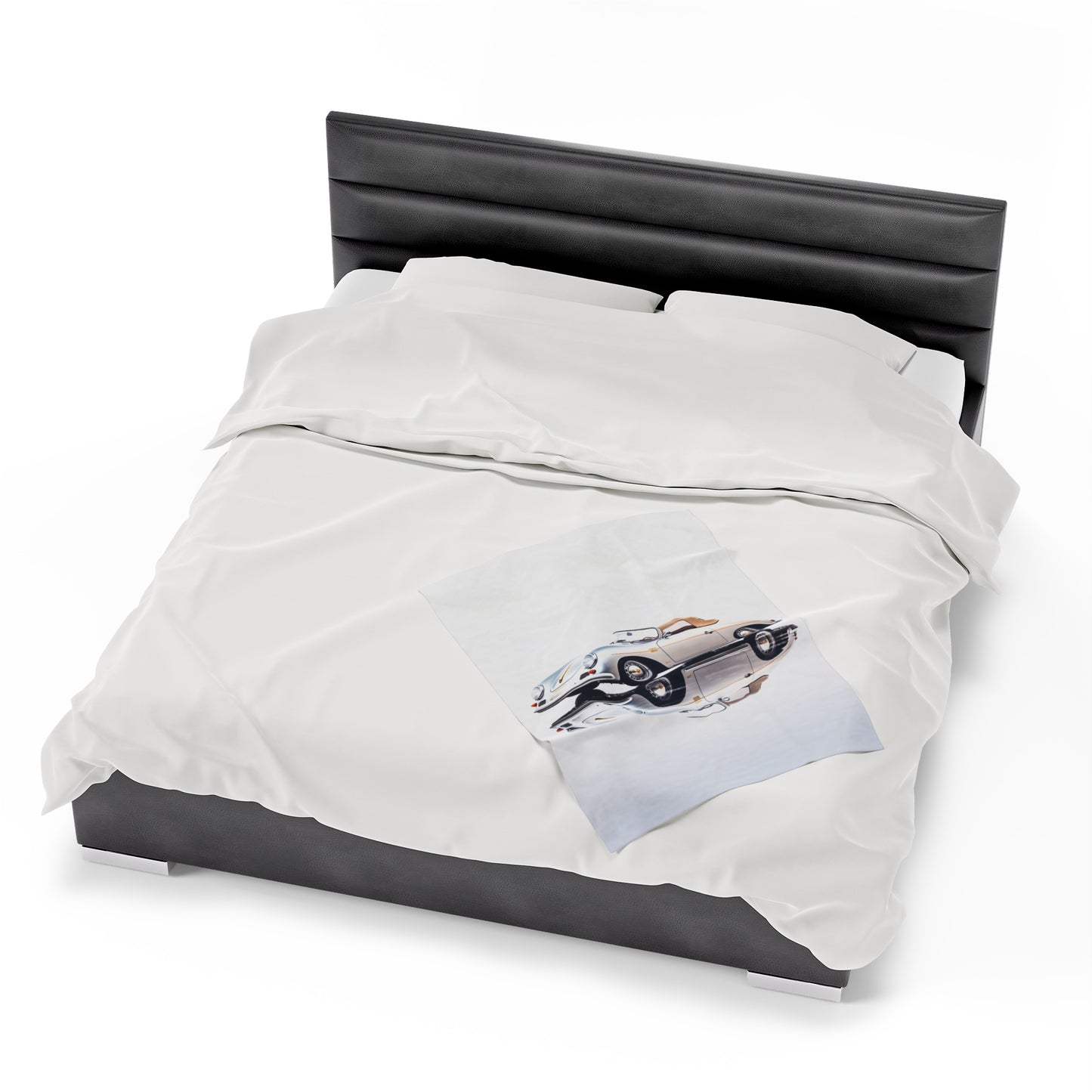 Velveteen Plush Blanket 911 Speedster on water 2