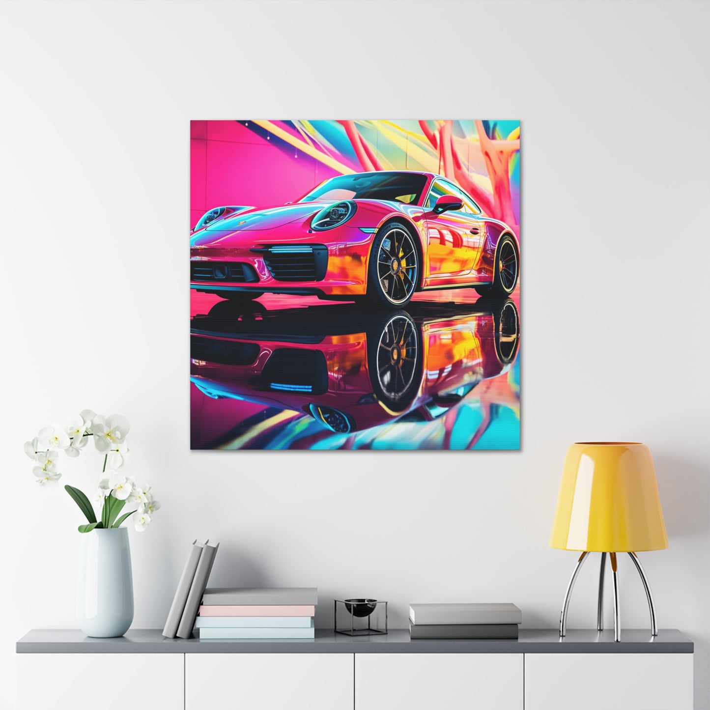 Canvas Gallery Wraps Macro Porsche 4