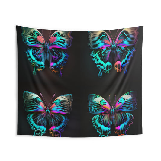 Indoor Wall Tapestries Neon Butterfly Fusion 5