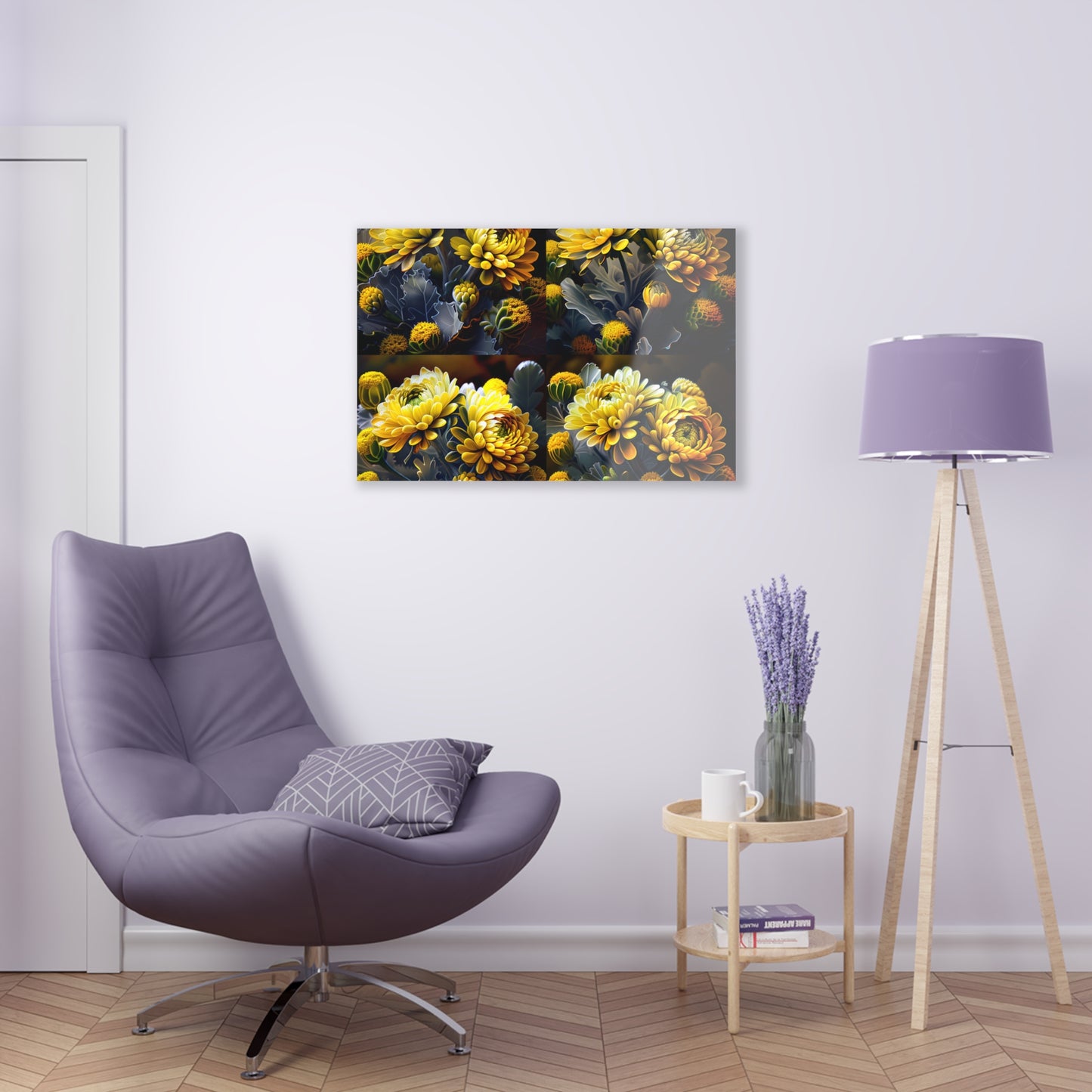 Acrylic Prints Yellow Hermosas Flores Amarillas 5